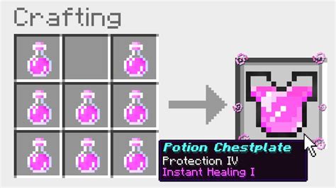 I'm having a hard time with minecraft. Minecraft UHC but you can craft ARMOR from any Potion ...