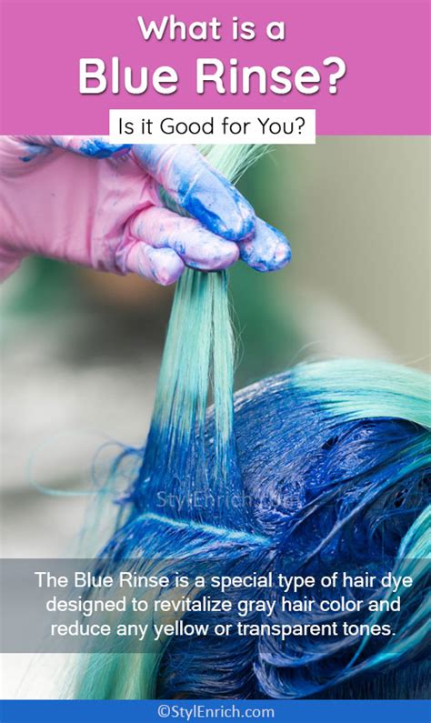 Blue Rinse Hair Dye What Is It And How To Apply It On Your Hair