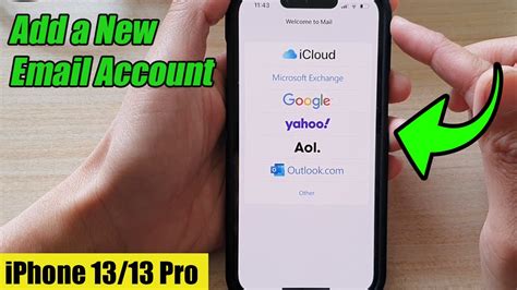 Iphone 1313 Pro How To Add A New Email Account Youtube