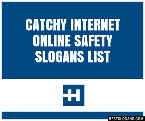 Catchy Internet Online Safety Slogans Generator Phrases
