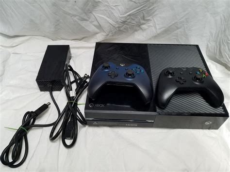 Microsoft Xbox One 500gb Black Console With 2 Controllers Bundle Tested
