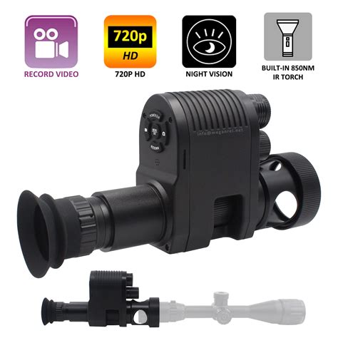 Megaorei Infrared Night Vision Rifle Scope Hunting Sight 850nm Led Ir