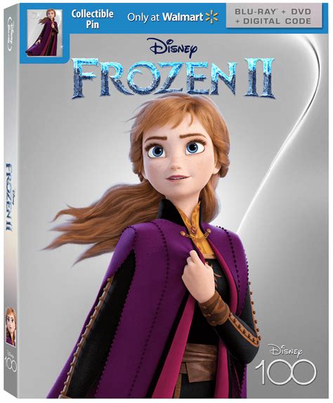 Frozen Ii Disney100 Edition Walmart Exclusive Blu Ray Dvd