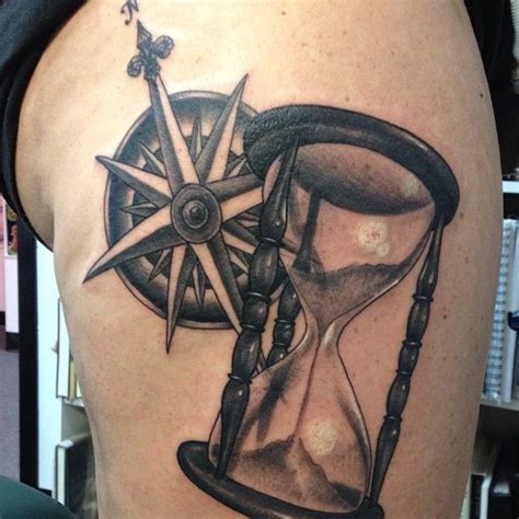 Compass And Hourglass Tattoos Categories Tattoo Tatuaje Reloj De Arena Reloj De Arena