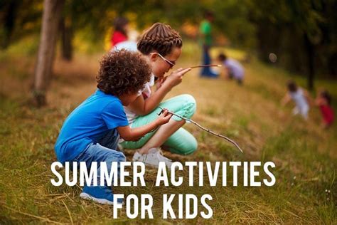 Summer Activities For Kids Rc Willey