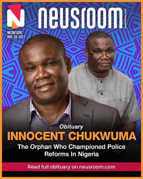 Chukwuma Innocent Orphan Who Championed Police Reform In Nigeria