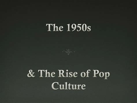 Ppt The 1950s Powerpoint Presentation Free Download Id8806824