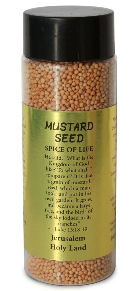 Buy Mustard Seeds From The Holy Land The Jerusalem T Shop