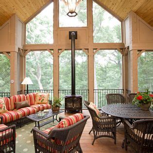 A wide variety of wood screen porch options are available to you, such as graphic design, total solution for projects. Wood Burning Stove Home Design Ideas, Renovations & Photos ...