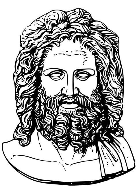 Dibujo De Zeus De Esmirna Para Colorear Dibujo De Zeus De Esmirna