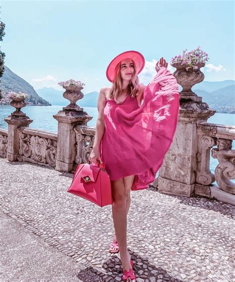 Stefanie Helen On Instagram “happy Sunday My Favourite Color Theme At Lake Como All Pink