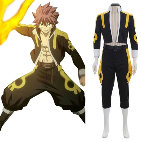 Anime Fairy Tail Tartaros Arc Etherious Natsu Dragneel Cosplay Costume