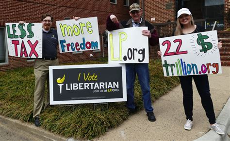 Libertarians Stage Nationwide Tax Day Protests Libertarian Party