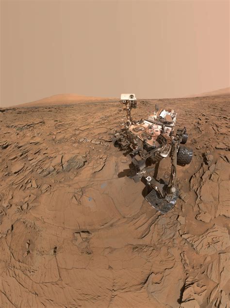 Nasa Mars Rover Descends Plateau Turns Toward Mountain Nasa
