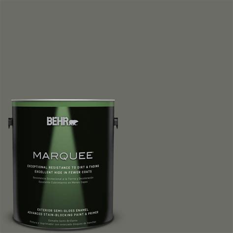 Behr Marquee 1 Gal N380 6 Bonsai Trunk Semi Gloss Enamel Exterior