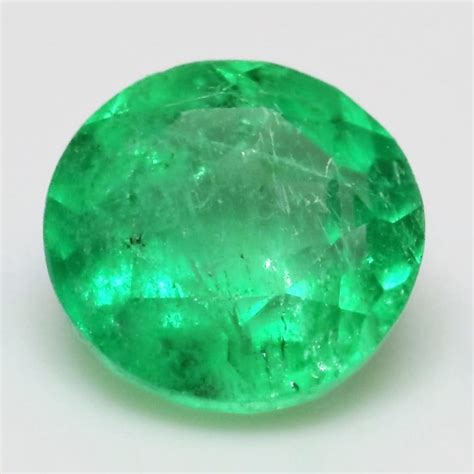 034ct Round Emerald Gemstone By Design Gems