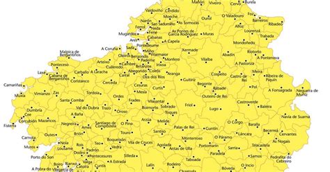 Trobadores E Xograres De 4º Mapa Dos Municipios De Galicia Tamén