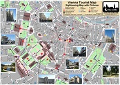 Vienna tourist attractions map | Vienna city map, Vienna tourist map, City