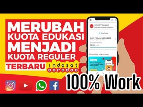 MANTAP Cara Ubah Paket Edukasi Indosat Menjadi Kuota Utama YouTube