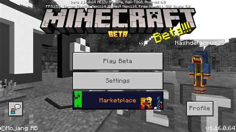 Bedrock Edition Beta 116064 Official Minecraft Wiki