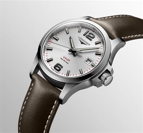 The Longines Conquest Vhp Collection Now Comes On A Leather Strap