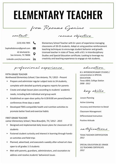 We'll tell you where you stand. 40 Free Teacher Resume Templates in 2020 | Teacher resume ...