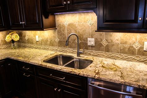 Mottled White Granite Countertop From A Recent Installation In The