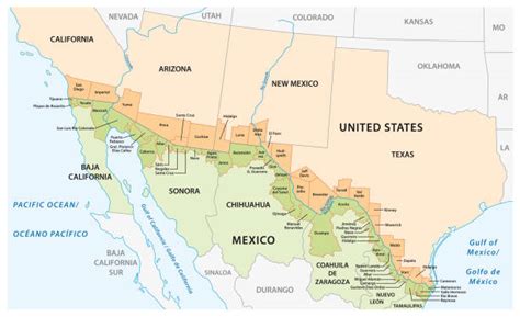 5000 Mexico Border Map Stock Photos Pictures And Royalty Free Images