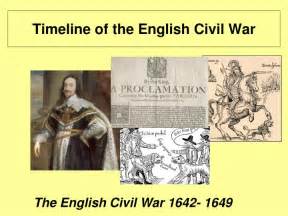 Ppt Timeline Of The English Civil War Powerpoint Presentation Free