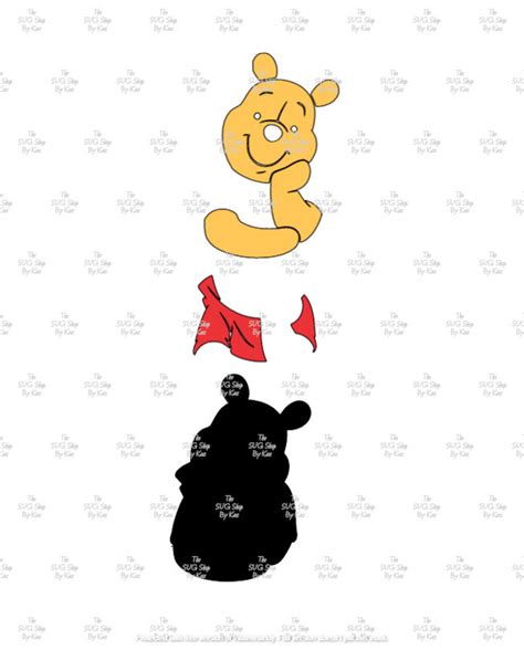 Bear Winnie The Pooh Svg Dxf Png Cricut Cutting File Etsy