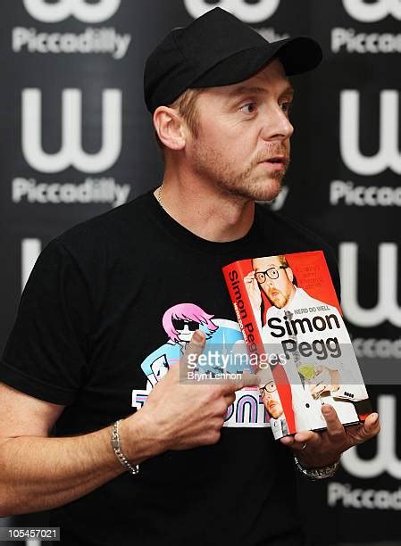 Simon Pegg Book Signing For Nerd Do Well Photos And Premium High Res