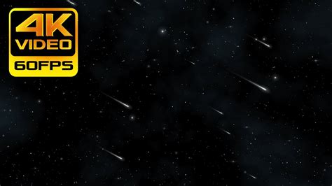 Shooting Stars Overlay 4k Motion Background ║ Night Sky Short Version