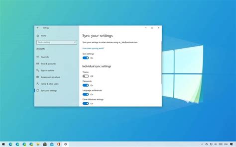 How To Sync Settings Across Devices On Windows 10 Pureinfotech