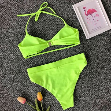 neon green bikini set lp bikini bikiniset bikinigirl bikinifit my xxx hot girl