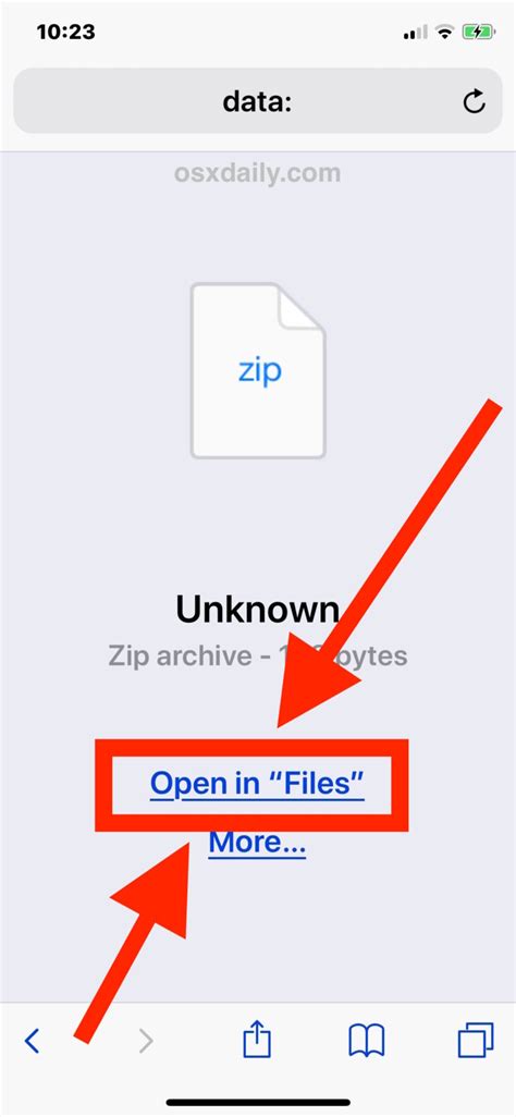 How To Save Zip Files To Iphone Or Ipad