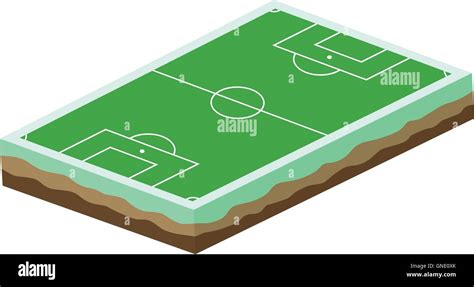 Cartoon Soccer Field Stock Vector Image And Art Alamy