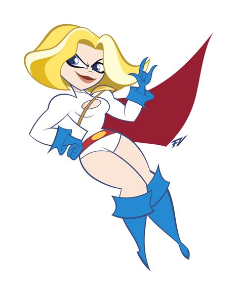 Kara As Power Girl Dcshg By Frederick Art On Deviantart Cartoon Girl