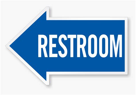 Free Printable Restroom Signs With Arrow Free Printable Templates