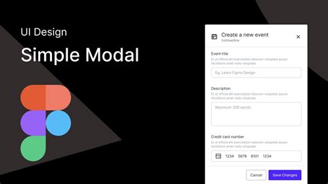 Figma Ui Design Simple Modal Youtube