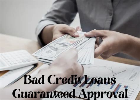 Bad Credit Loans Guaranteed Approval Bludwing