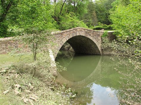 Lewistowns Old Stone Arch Bridge Park Quaint 200 Year Old Bridge