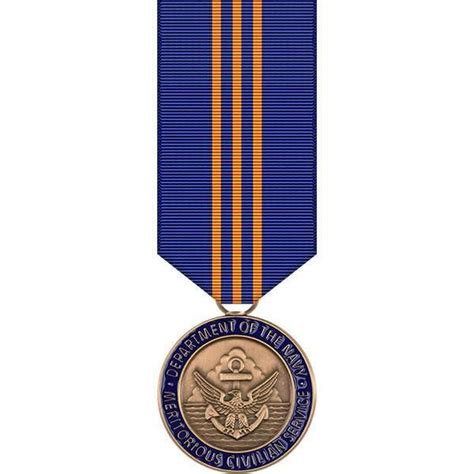 Navy Meritorious Civilian Service Award Miniature Medal In 2021