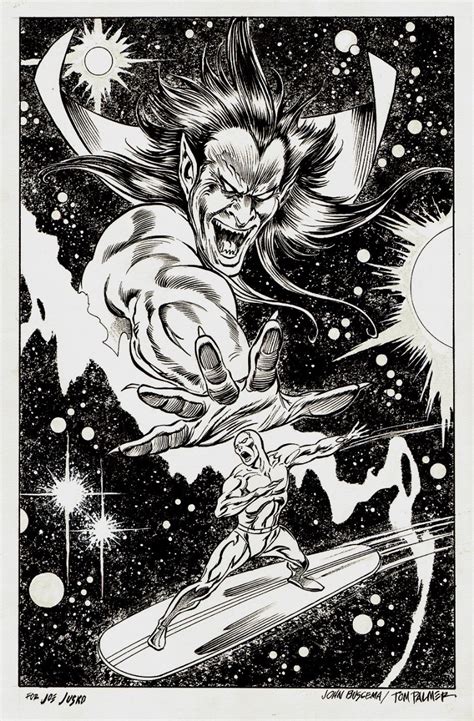 West Coast Avengers Silver Surfer Vs Mephisto John Buscema Tom