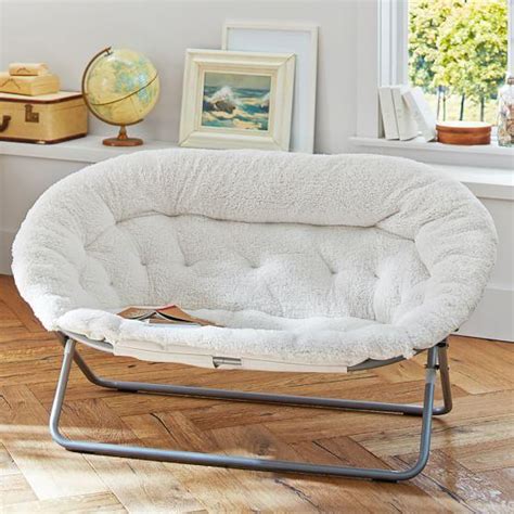 Collection by skjadiya • last updated 5 weeks ago. Ivory Sherpa Double Hang-A-Round Chair