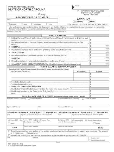 Example Of Completed Aoc E 506 Fill Out And Sign Online Dochub