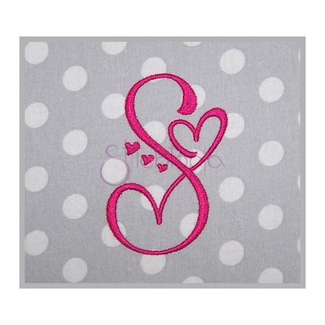 Sweetheart Embroidery Monogram 1 15 2 25 3 35 Stitchtopia