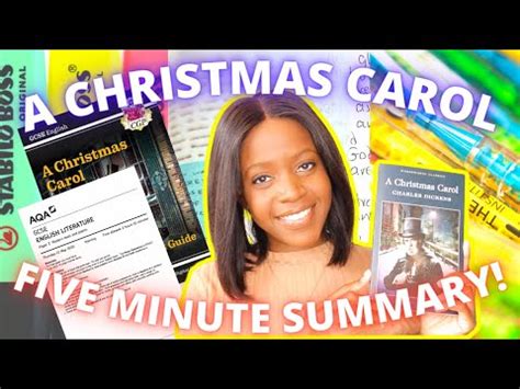 A Christmas Carol In 5 Minutes GCSE Mindmap Of Novel Plot