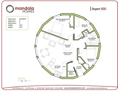 Aspen Series Floor Plans Mandala Homes Prefab Round Jhmrad 22025