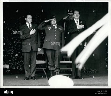 Feb 02 1981 Hero Salutes With The President Shown Saluting After