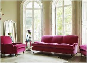Windsor Velvet Sofa Collection Raspberry Velvet Furniture